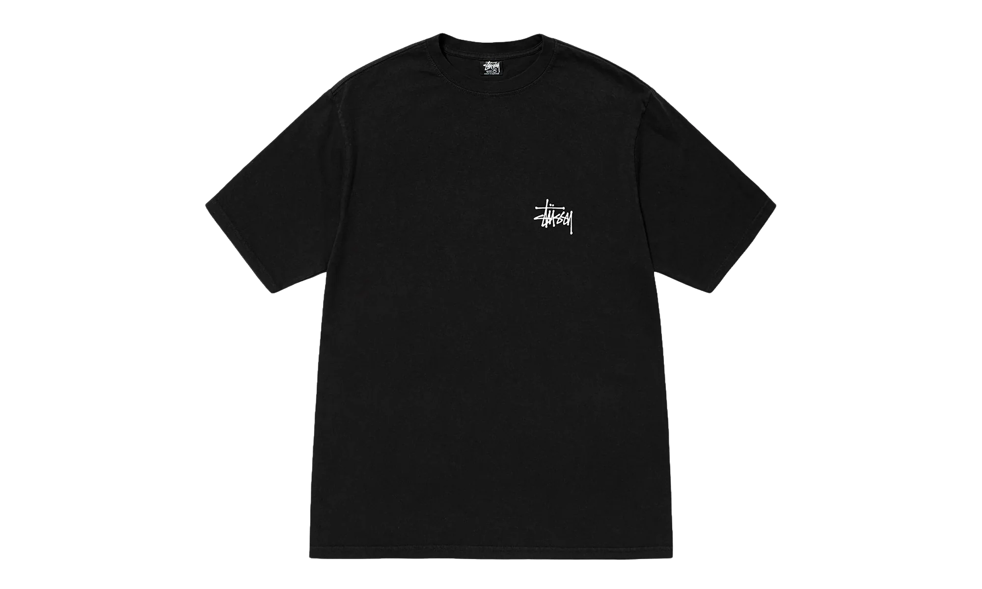 Basic Pigment Dyed T-Shirt "Black" STUS360