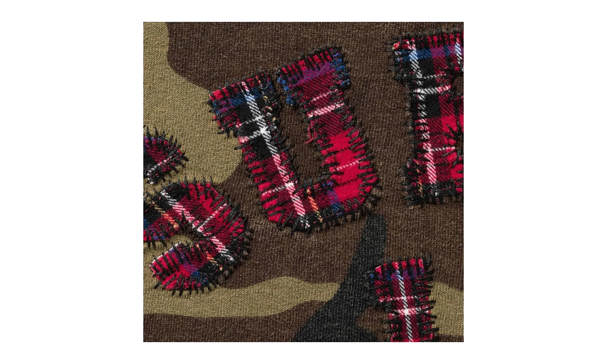 Plaid Arc Crewneck "SS26 - Woodland Camo" SU27407