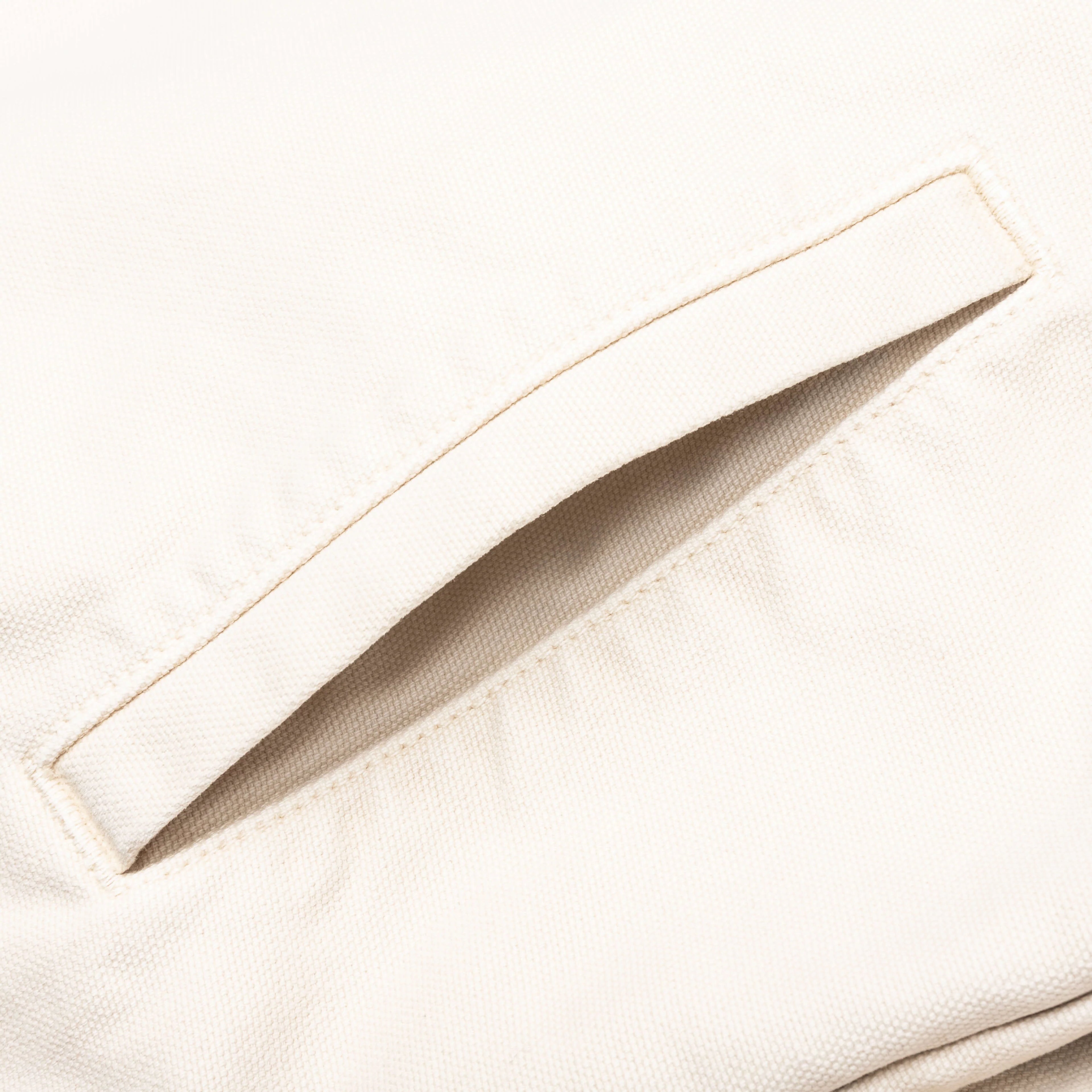 Work Jacket Unlined Canvas Vintage Natural