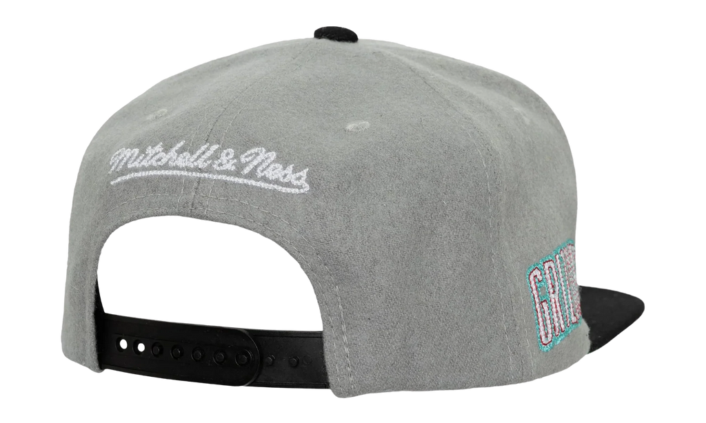 NBA Hardwood Classics Melt Stitch Snapback Cap "Vancouver Grizzlies - Grey" HS8959 VGRGREY