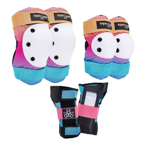 Triple 8 Saver Series Pad Set Sunset