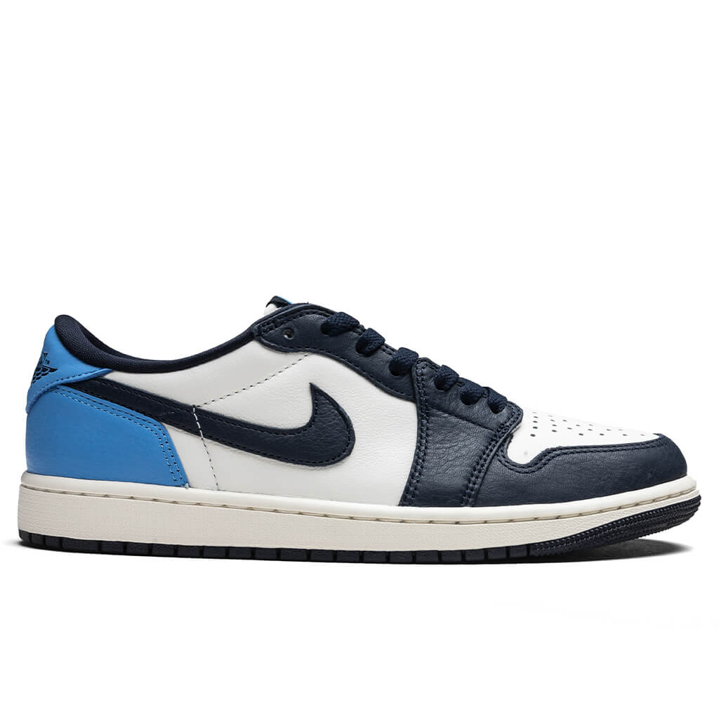 Air Jordan 1 Low OG Obsidian Obsidian University Blue Sail