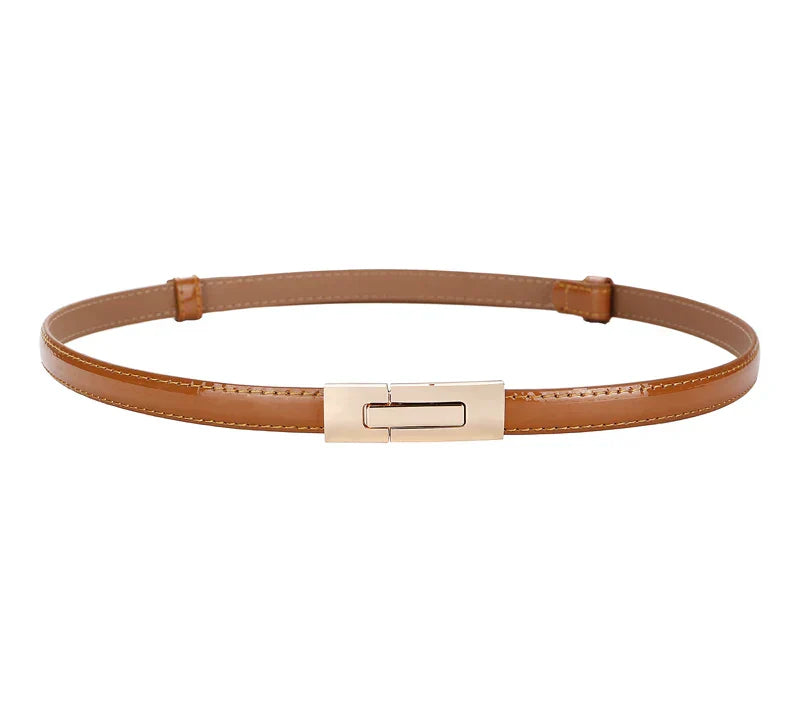 Cinto de Couro Ajustável Feminino Cortona