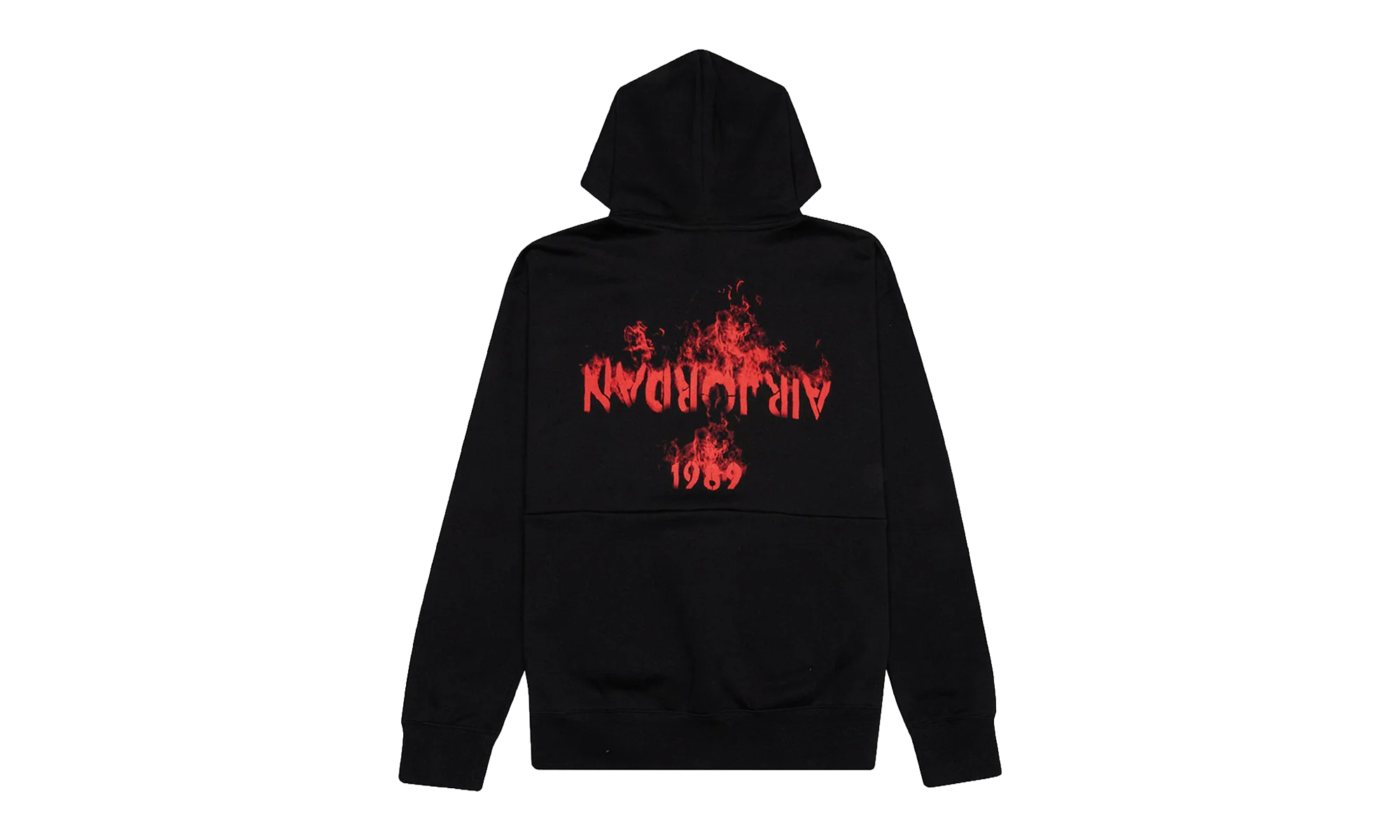 Air Jordan Retro 4 Graphics Fleece Pullover Hoodie "Black / Red" DD3867 010