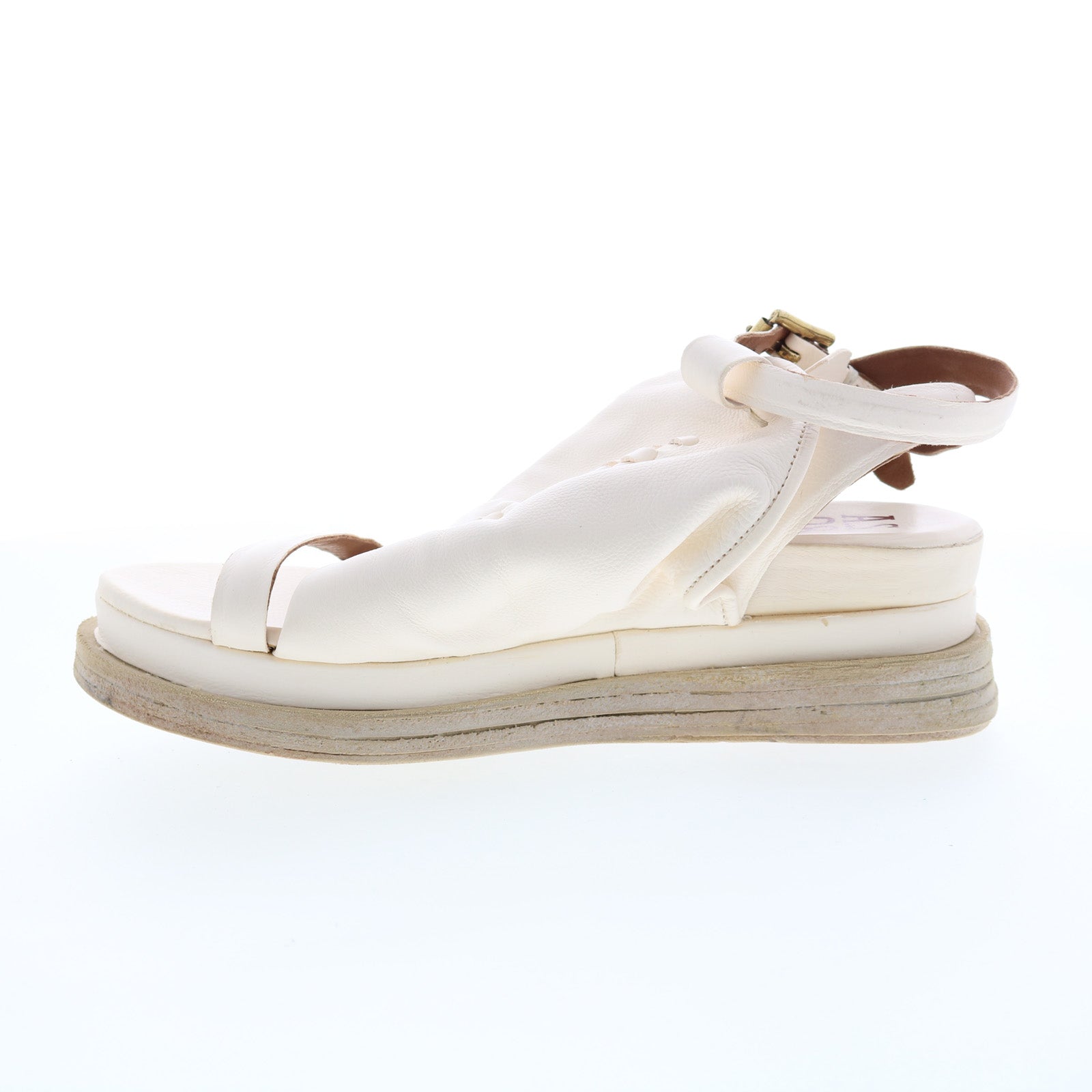 Louie A15021-201 Womens Beige Leather Platform Sandals Shoes