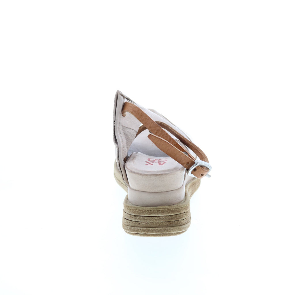 Lira A15027-101 Womens Beige Leather Slingback Sandals Shoes