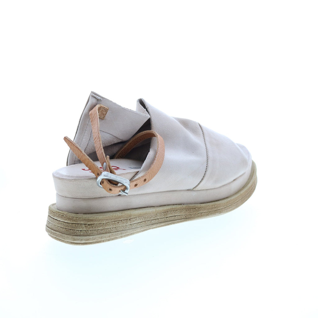 Lira A15027-101 Womens Beige Leather Slingback Sandals Shoes