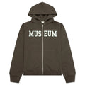 Museum Zip Up Hoodie Coffee