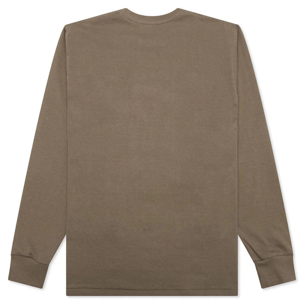 Liquid Camo College L S Tee Brown