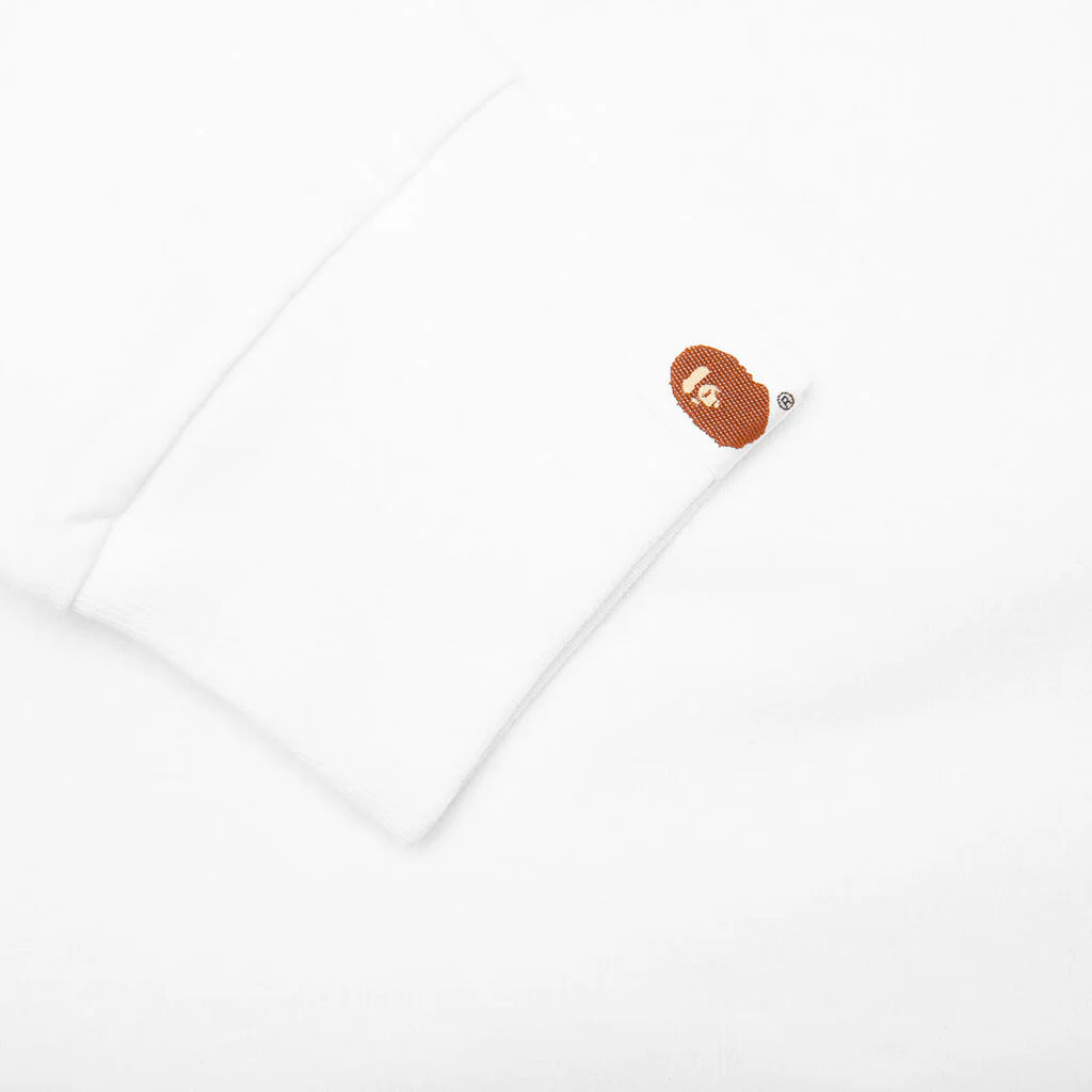 By Bathing Ape L S Tee White