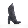 Selbee A21202-101-6002 Womens Black Leather Casual Dress Boots