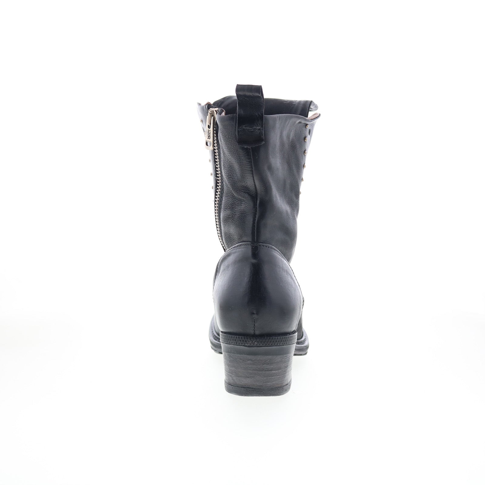 Carlton A22214-101-6002 Womens Black Leather Casual Dress Boots