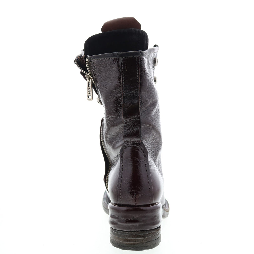 Saunder A23208-201 Womens Brown Leather Lace Up Casual Dress Boots