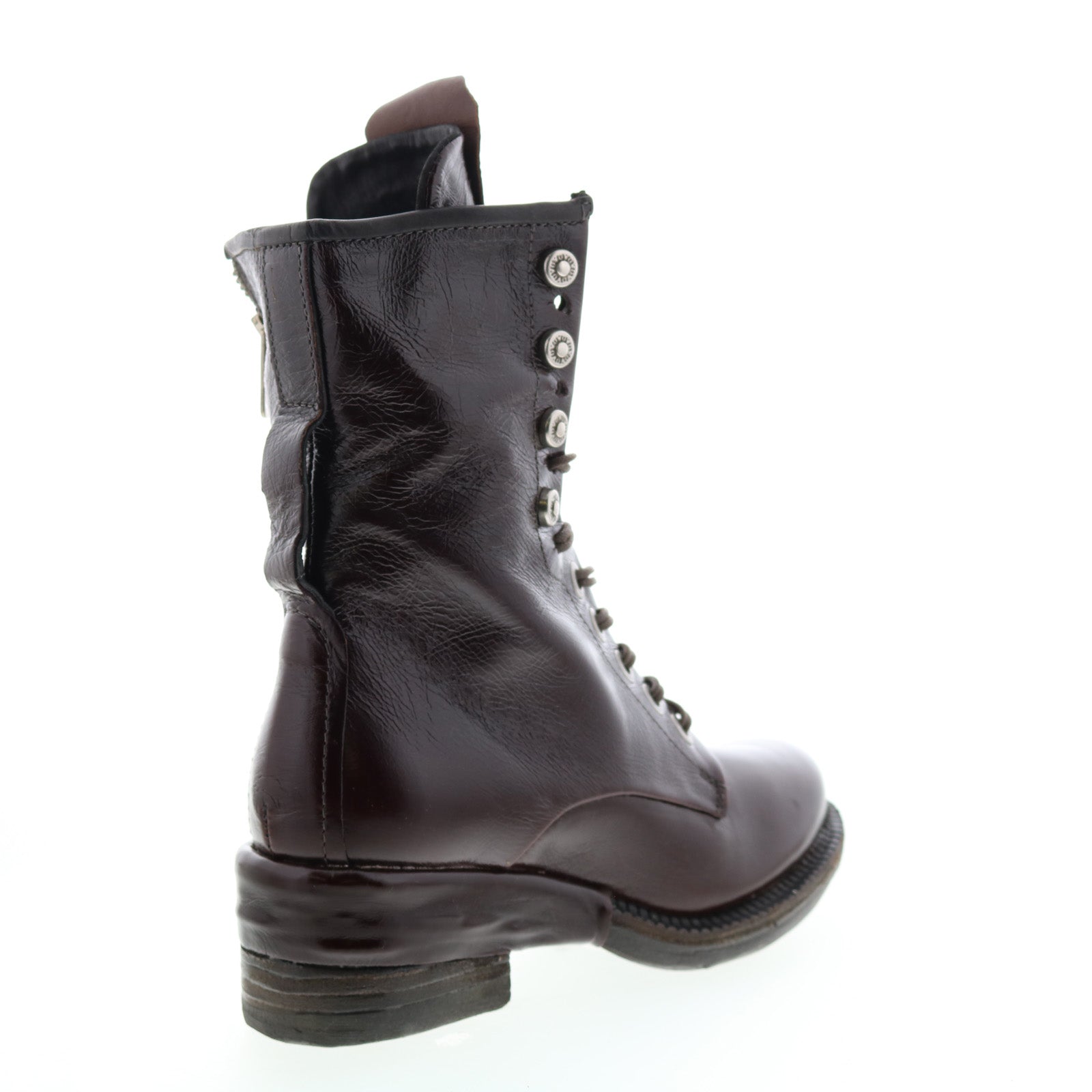 Saunder A23208-201 Womens Brown Leather Lace Up Casual Dress Boots