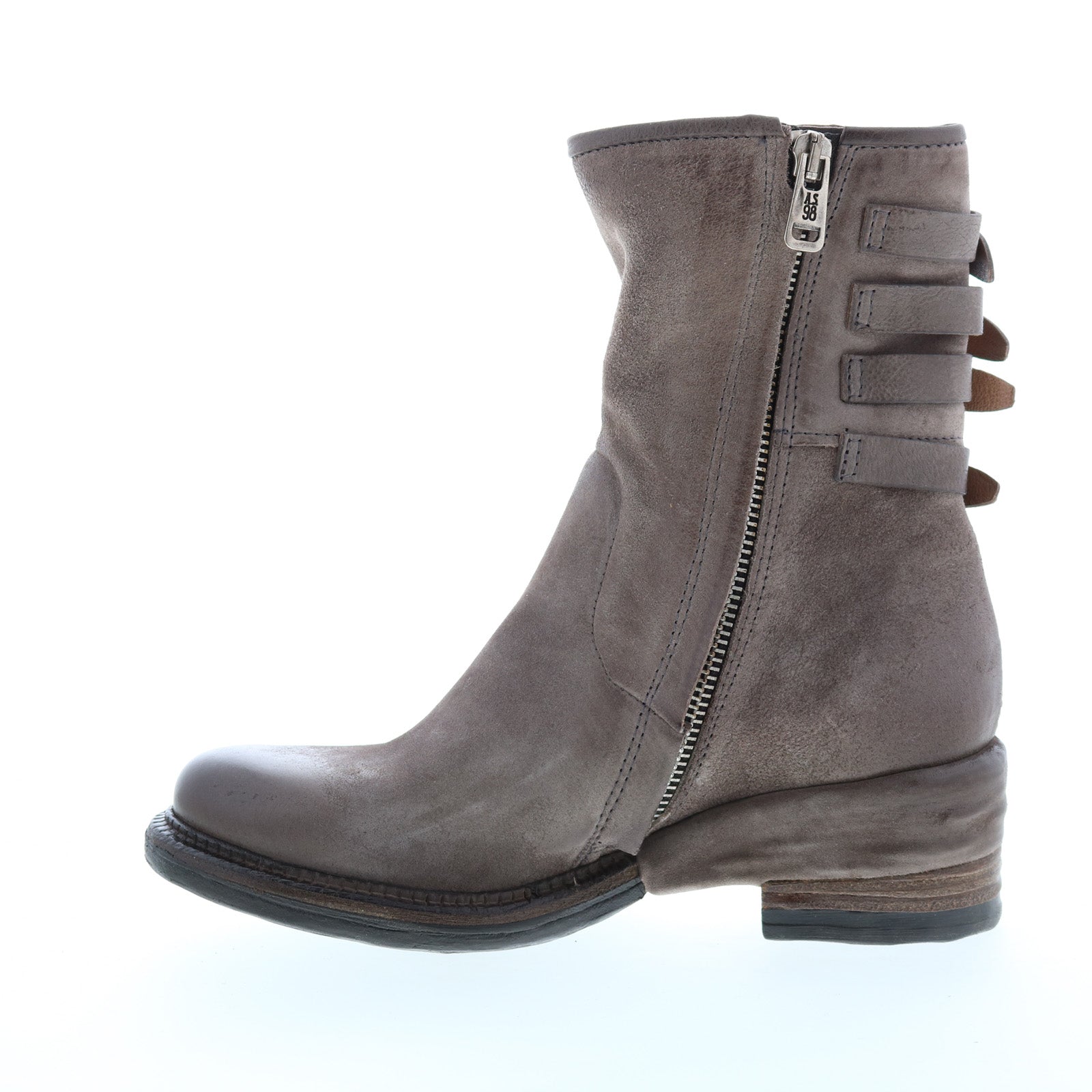 Spero A23215-301 Womens Gray Leather Hook & Loop Casual Dress Boots