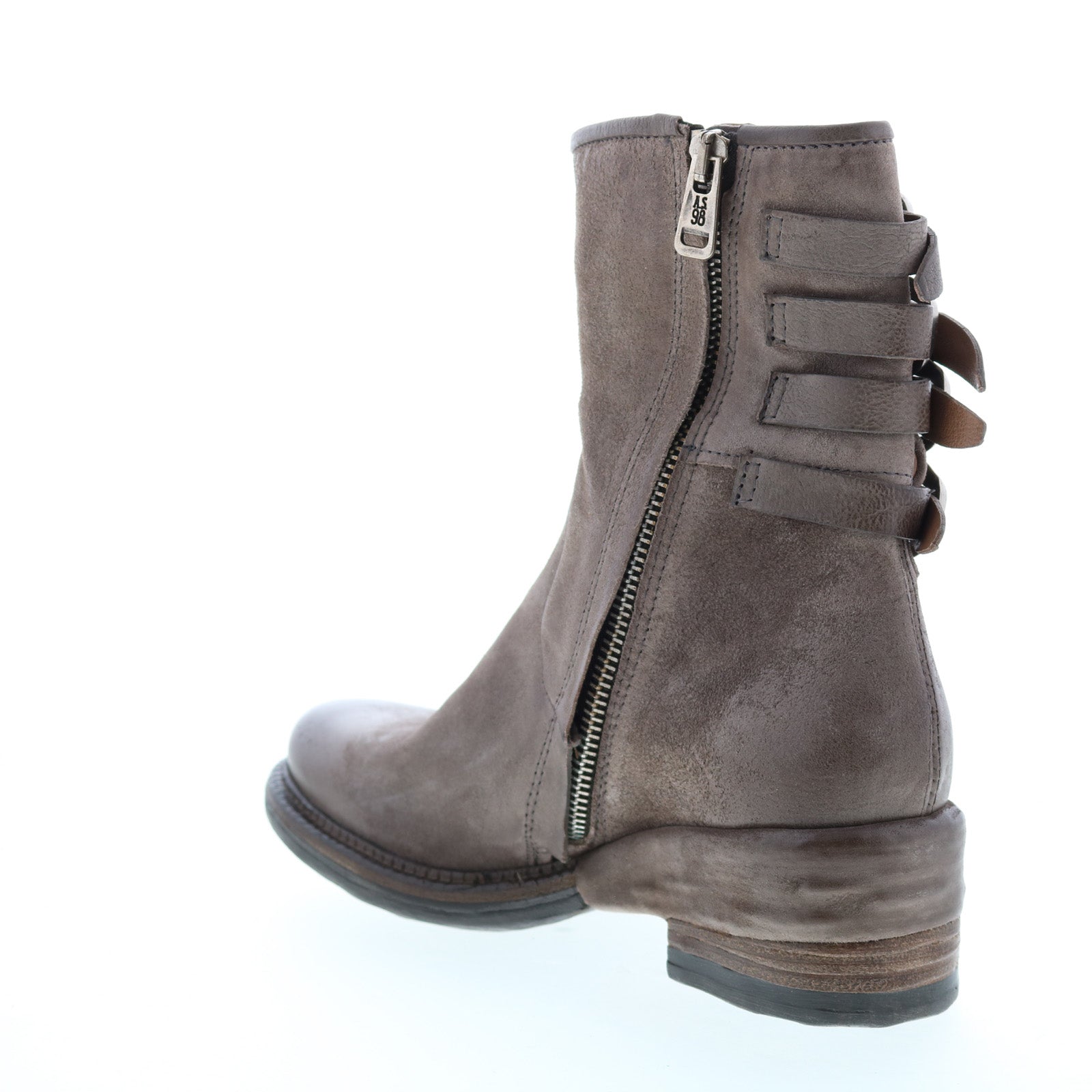 Spero A23215-301 Womens Gray Leather Hook & Loop Casual Dress Boots