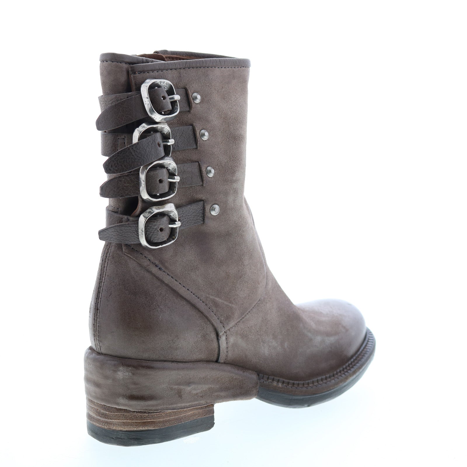 Spero A23215-301 Womens Gray Leather Hook & Loop Casual Dress Boots