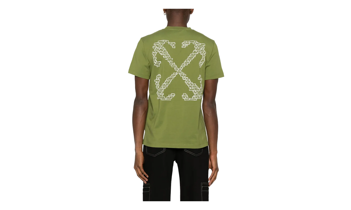 Brick Arrow Slim S/S Tee "Green" OMAA027G20JER0655501