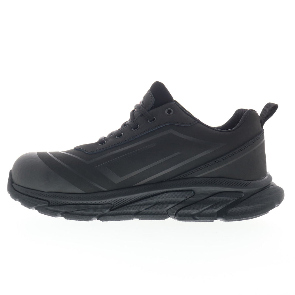 Avenger K4 Aluminum Toe Electrical Hazard SR Mens Black Wide Work Shoes