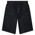 OG Double Knee Short Blue Rinsed