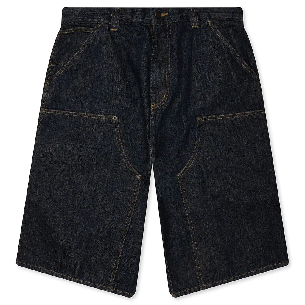 OG Double Knee Short Blue Rinsed