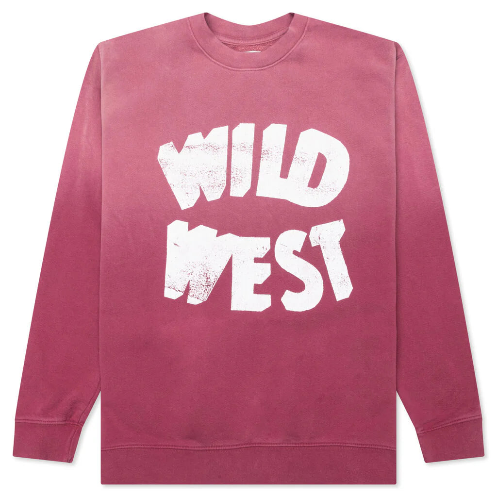 Wild West Crewneck Burgundy
