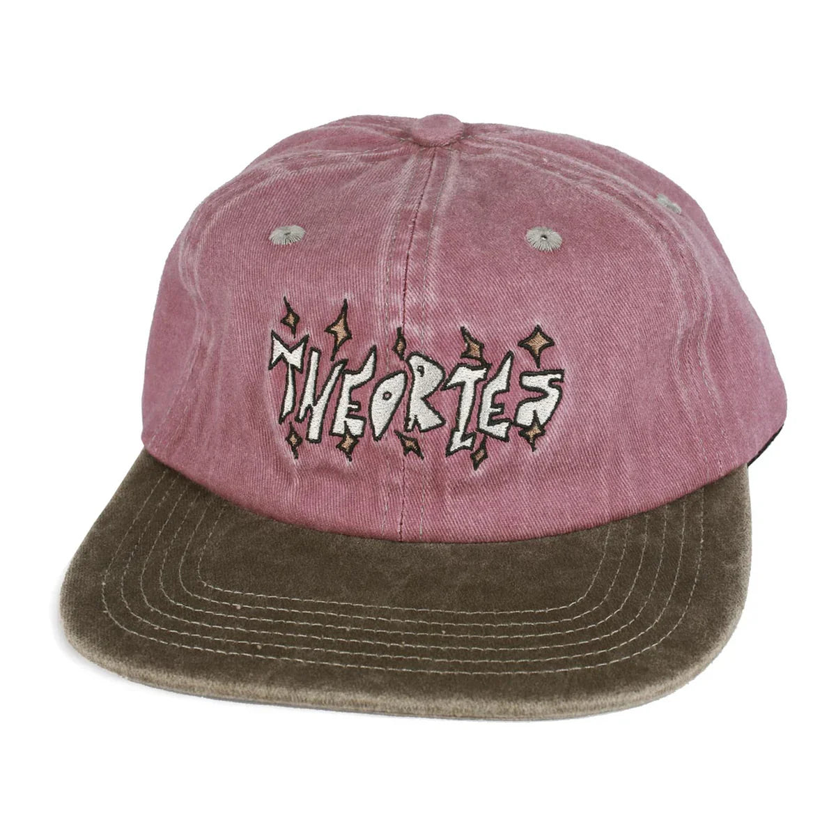 Theories Knock Out Snapback Hat Washed Purple Brown