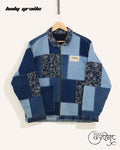 Rubix Cube Blue Denim Jacket HG x Just A Karigar