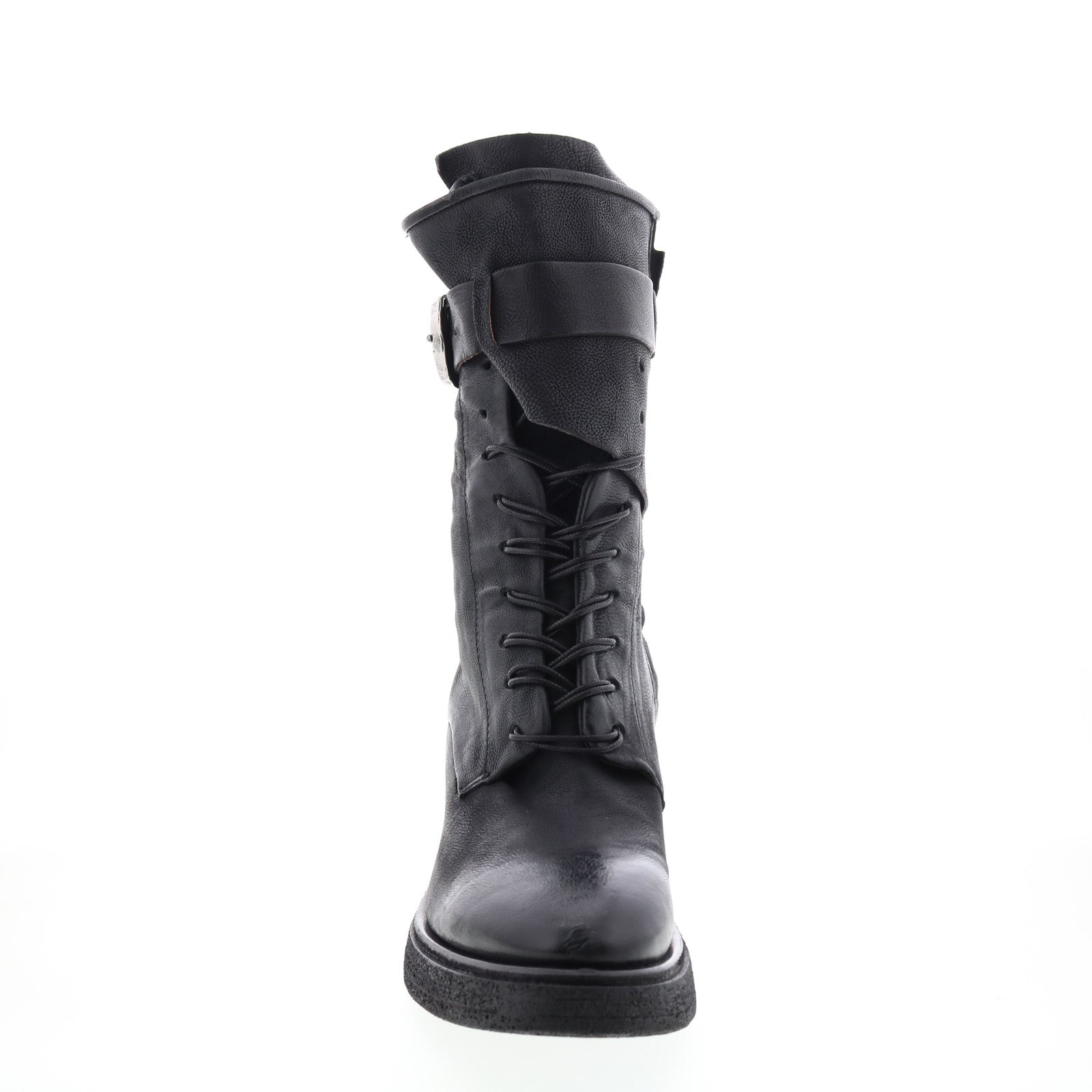 Thatcher A30210-201 Womens Black Leather Casual Dress Boots