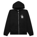 Regal Crown Zip Hoodie Black