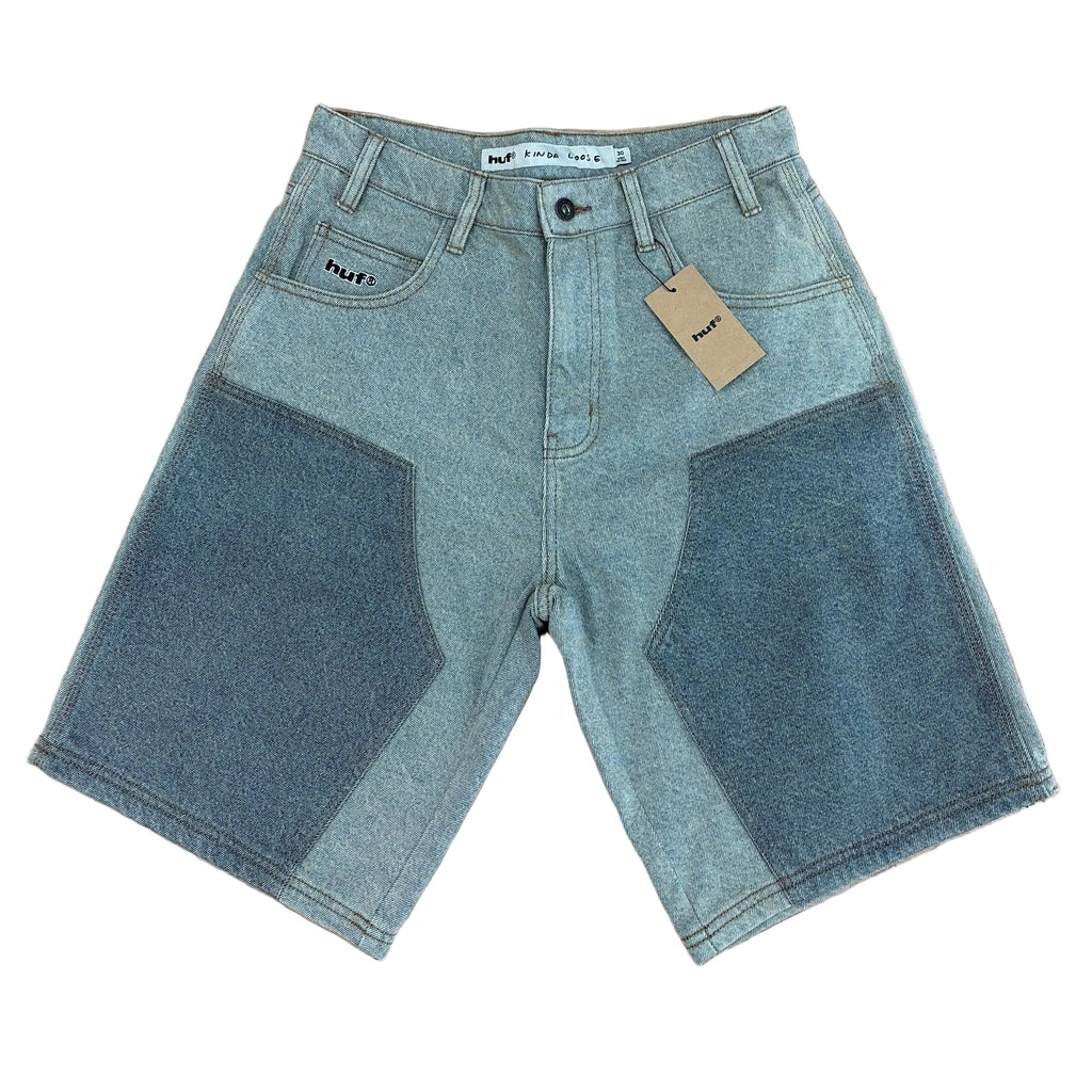 HUF Kinda Loose Double Knee Shorts Light Indigo