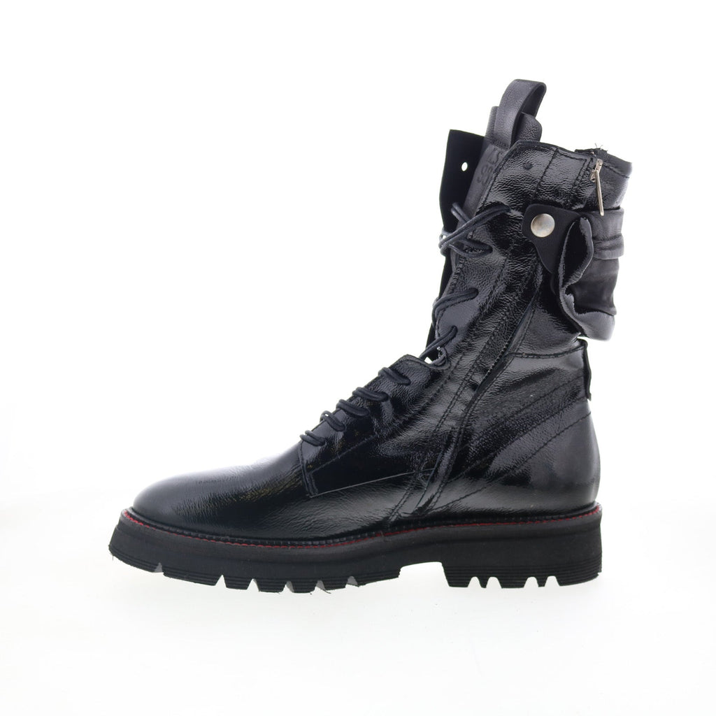 Nader A31202-301-6002 Womens Black Leather Casual Dress Boots