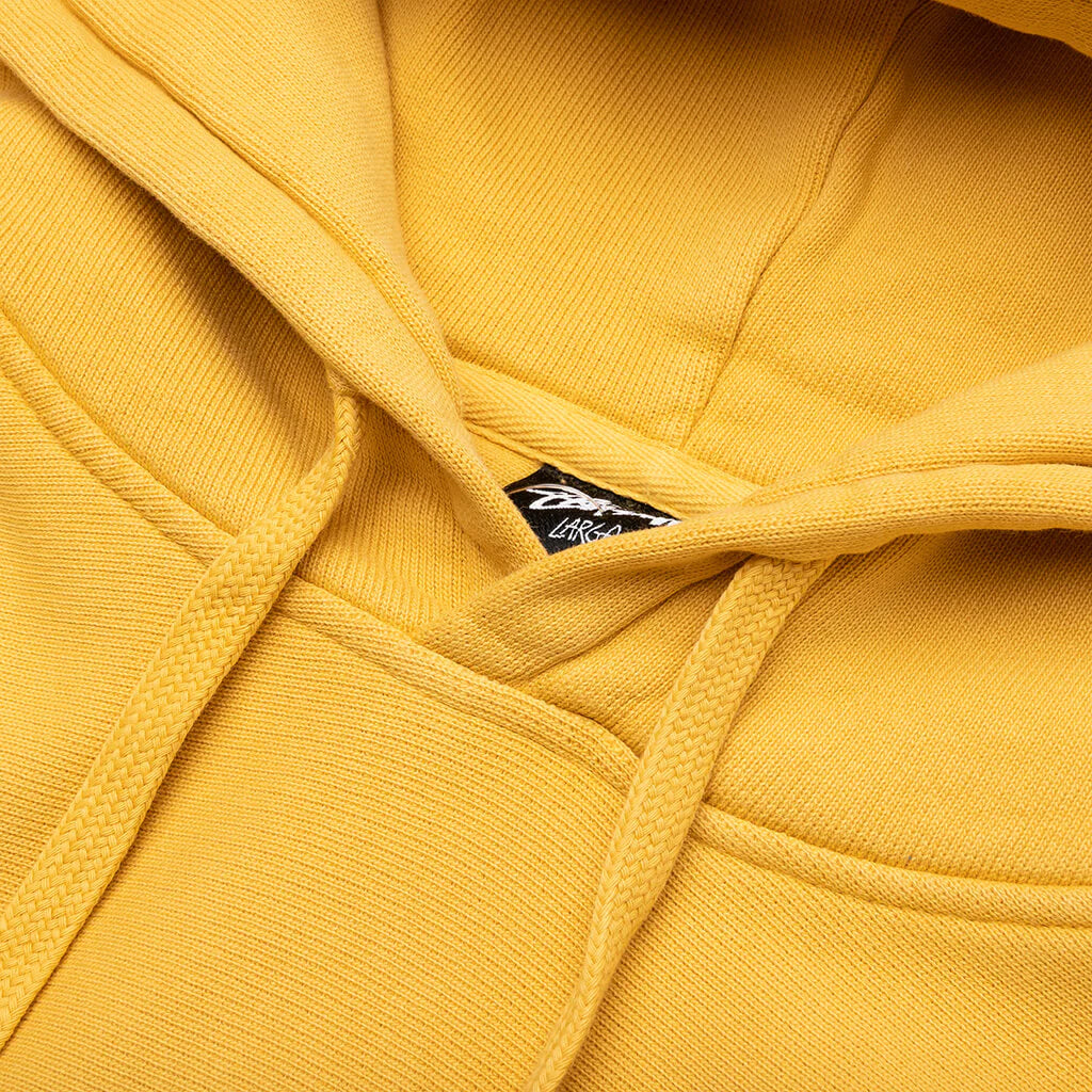 Basic Stussy Pigment Dyed Hoodie Honey