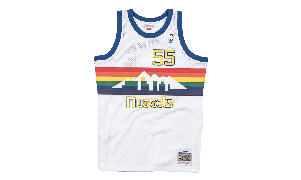 Denver Nuggets Dikembe Mutombo Swingman Jersey "1991 - 92 Home" 75E845E4