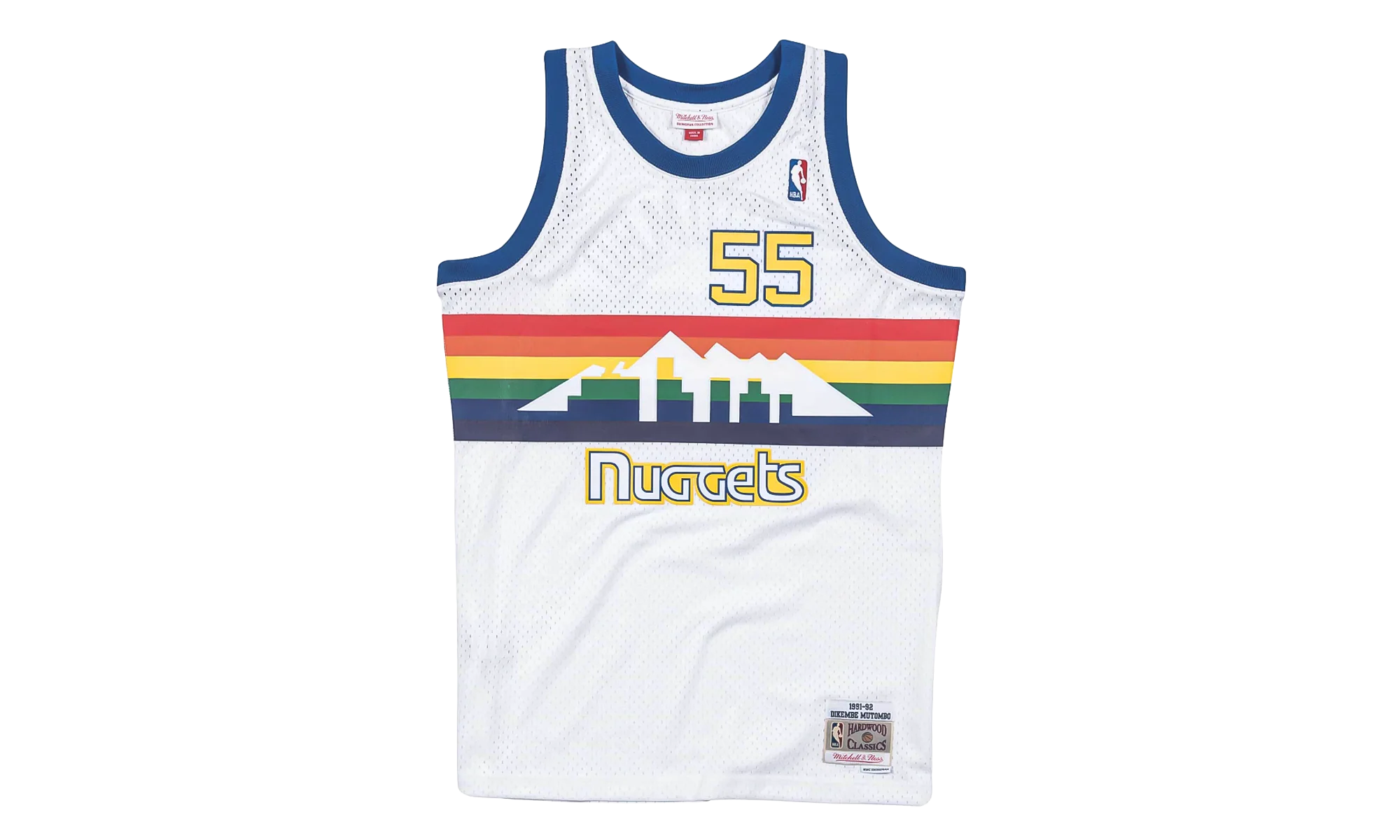 Denver Nuggets Dikembe Mutombo Swingman Jersey "1991 - 92 Home" 75E845E4