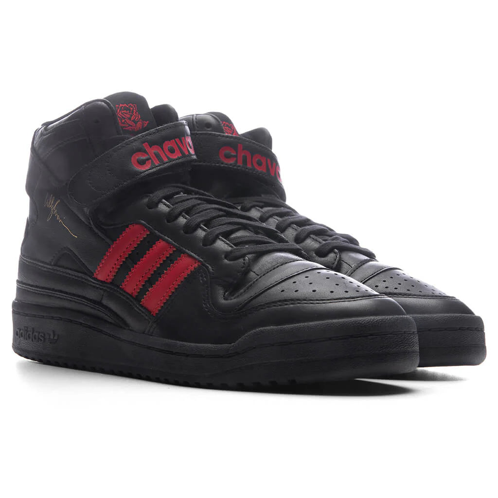 adidas Originals x Willy Chavarria Forum 84 Core Black Core Black Red