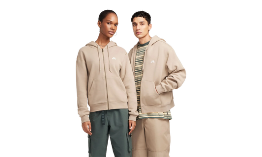 SB Full-Zip Fleece Skate Hoodie "Khaki / White" FZ8796 247