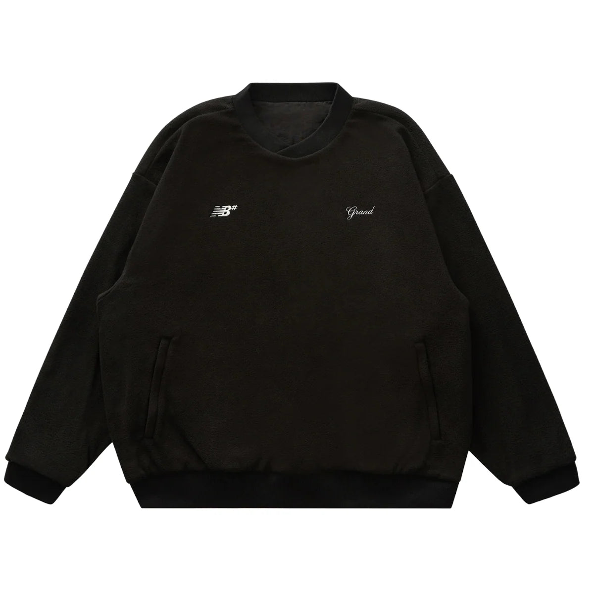 Grand Collection X New Balance Polar Fleece WindShirt Black