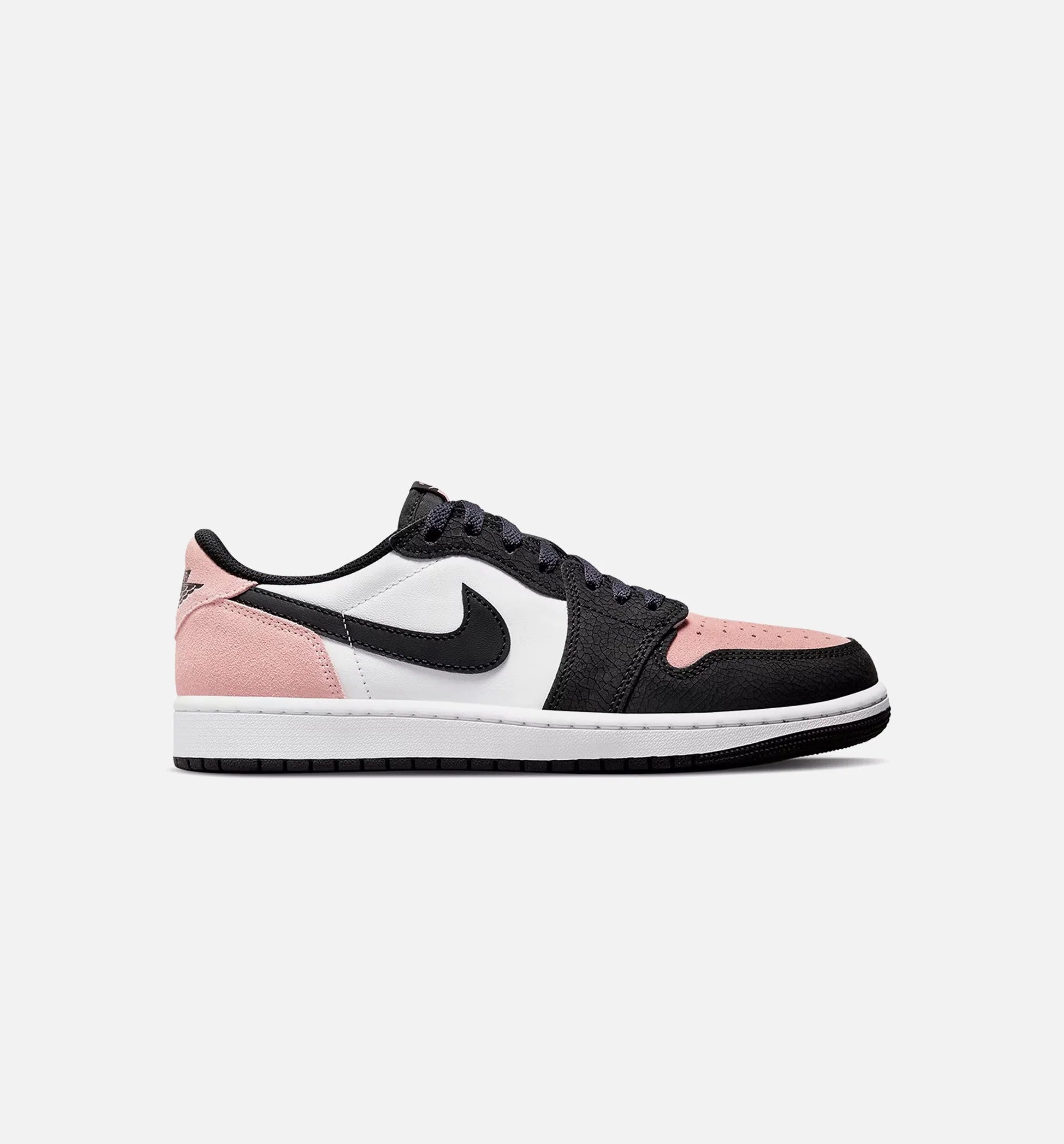 Air Jordan 1 Low OG Bleached Coral Mens Lifestyle Shoe Black Coral Limit One Per Customer