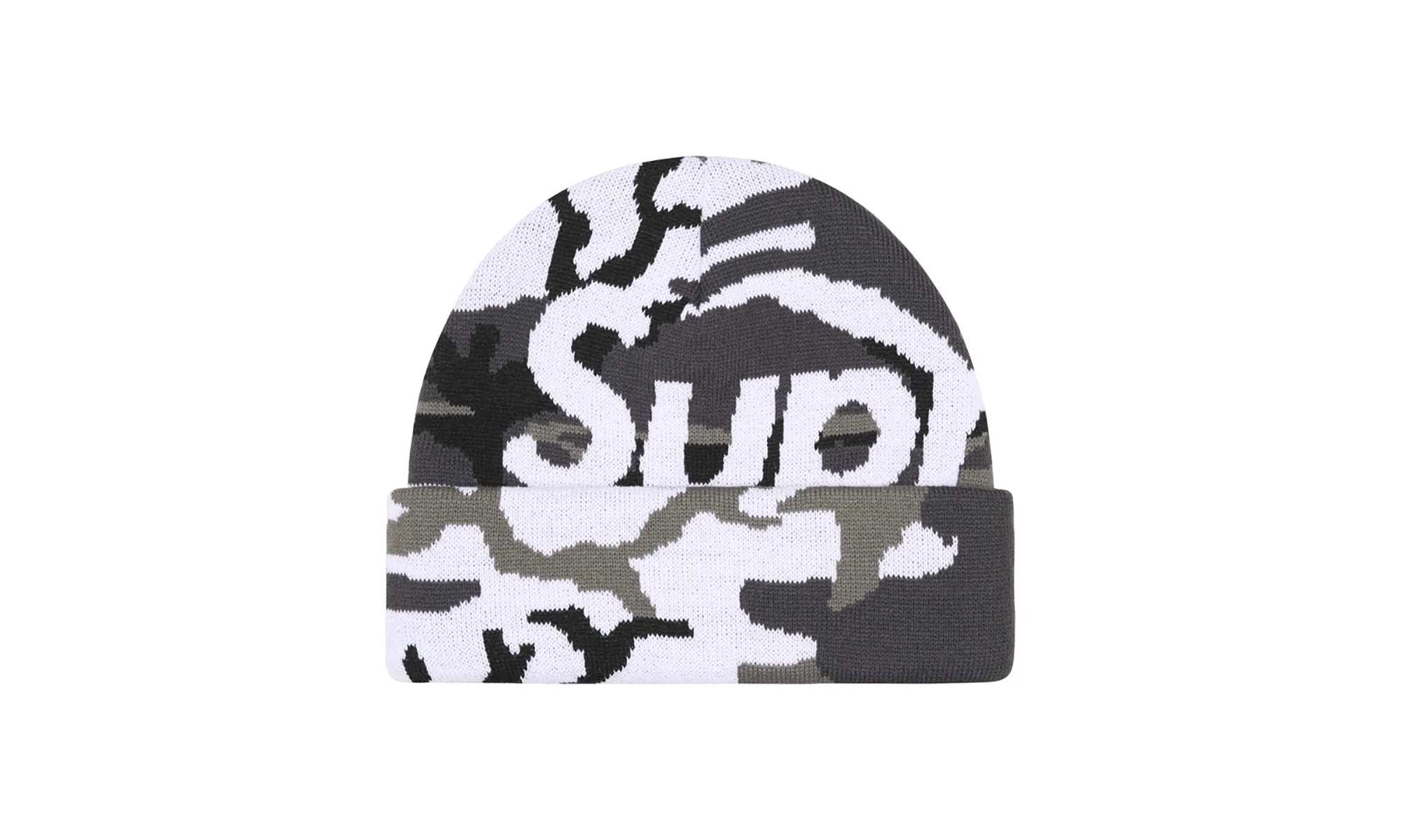 Camo Big Logo Beanie "FW25 - Snow Camo" SU26859