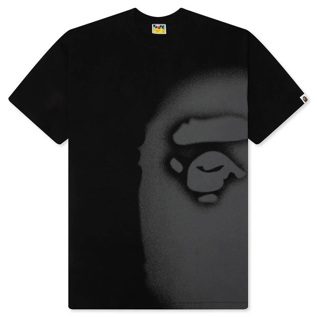 Spray Paint Ape Head Relaxed Fit Tee 1 Black