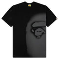 Spray Paint Ape Head Relaxed Fit Tee 1 Black