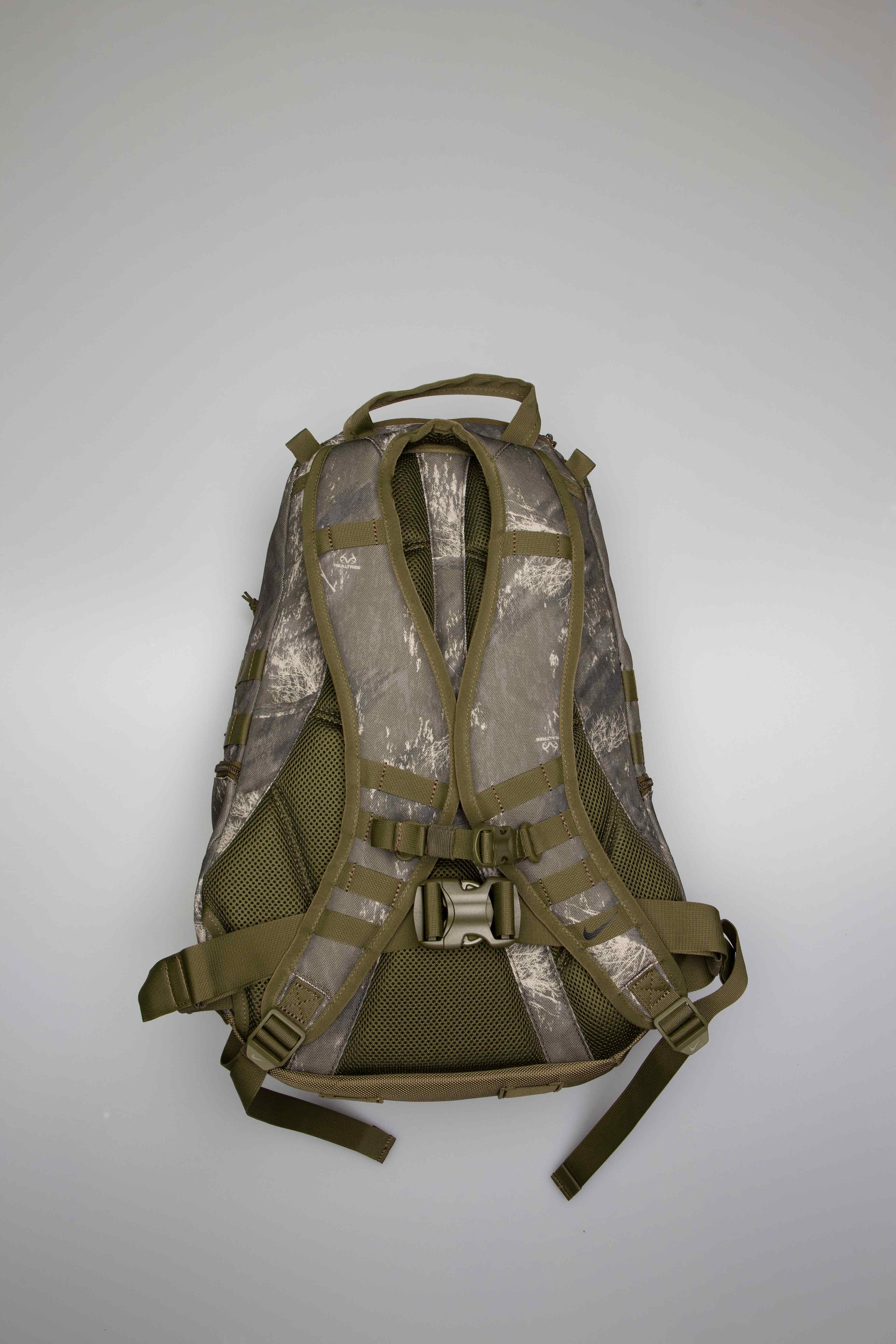 Print Training Backpack Olive Canvas Black