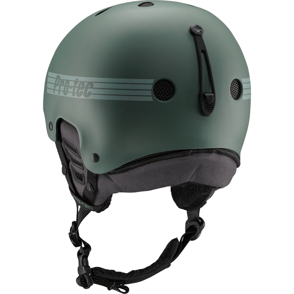 Protec Old School Snow Helmet W MIPS Matte Veridian