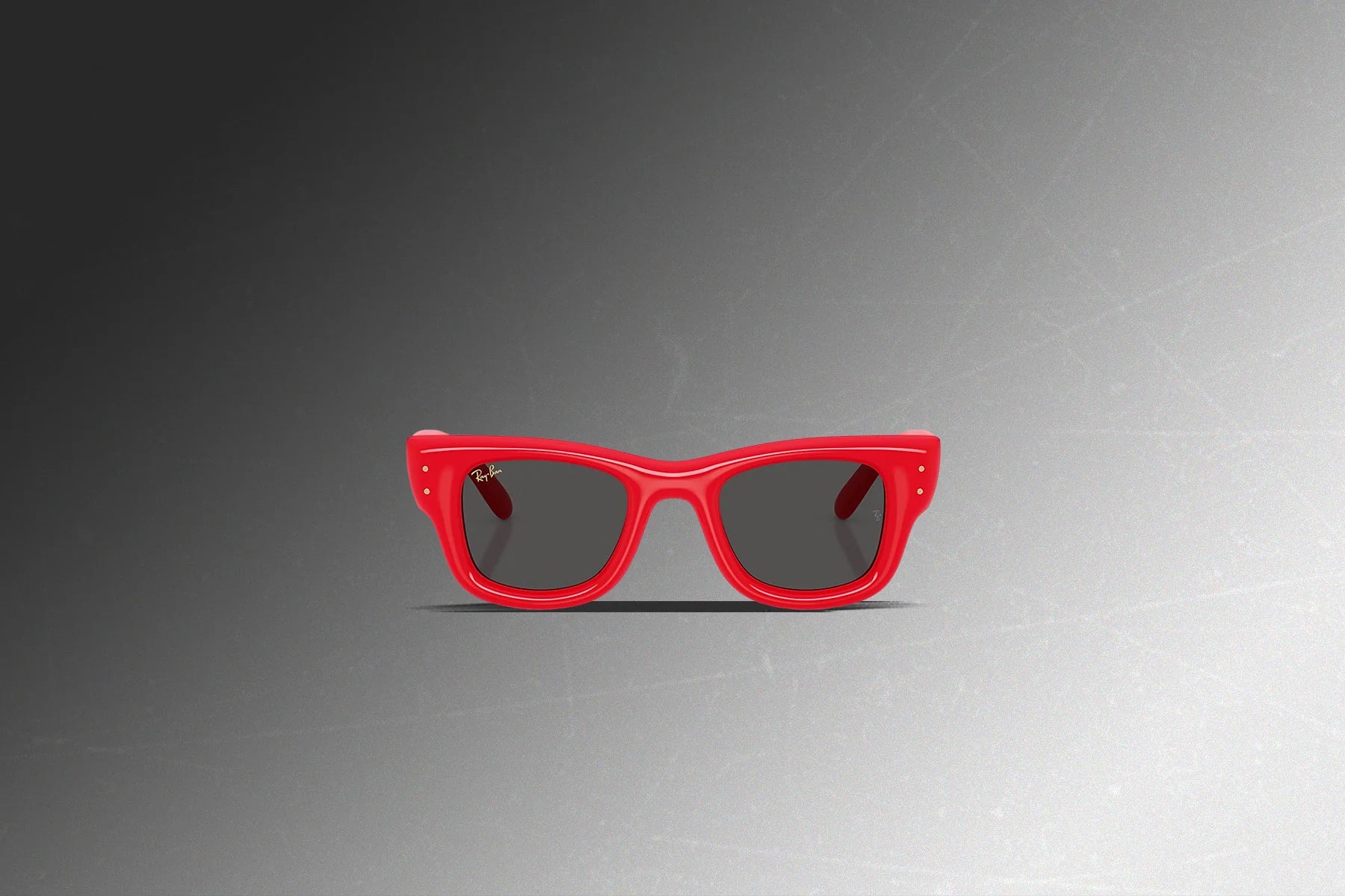 AAP Rocky x Ray Ban Wayfarer Puffer Polished Red