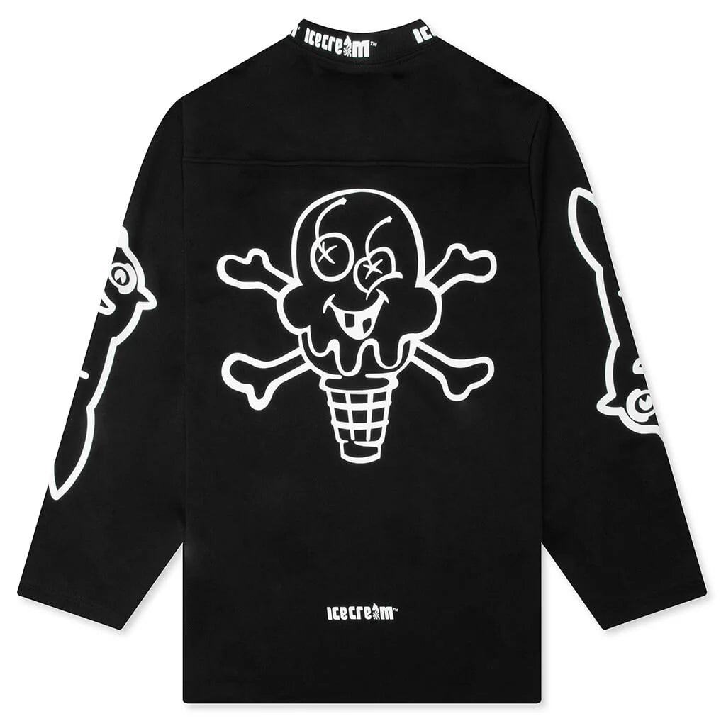 Hyperdrive L S Knit Tee Black
