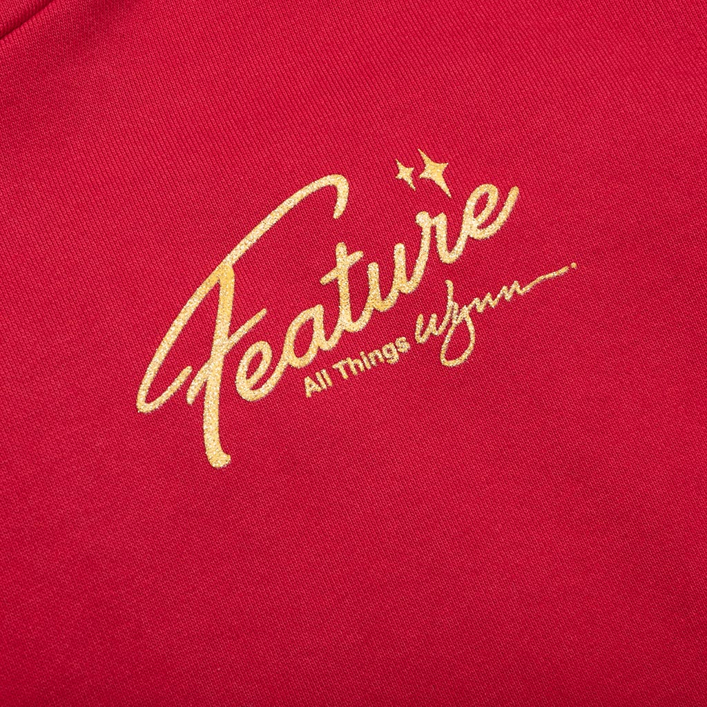 Feature x Wynn Shine Hoodie Scarlet