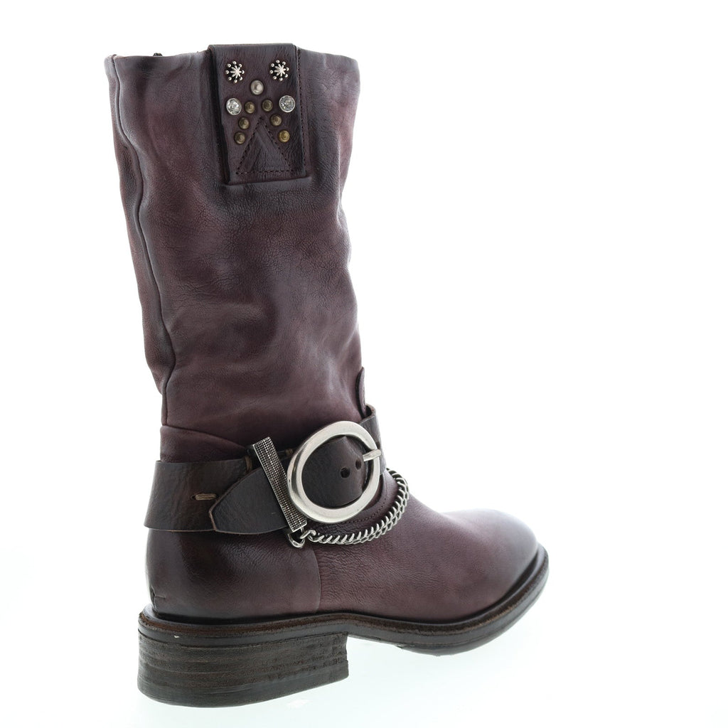 Frey A51305-301 Womens Brown Leather Hook & Loop Casual Dress Boots