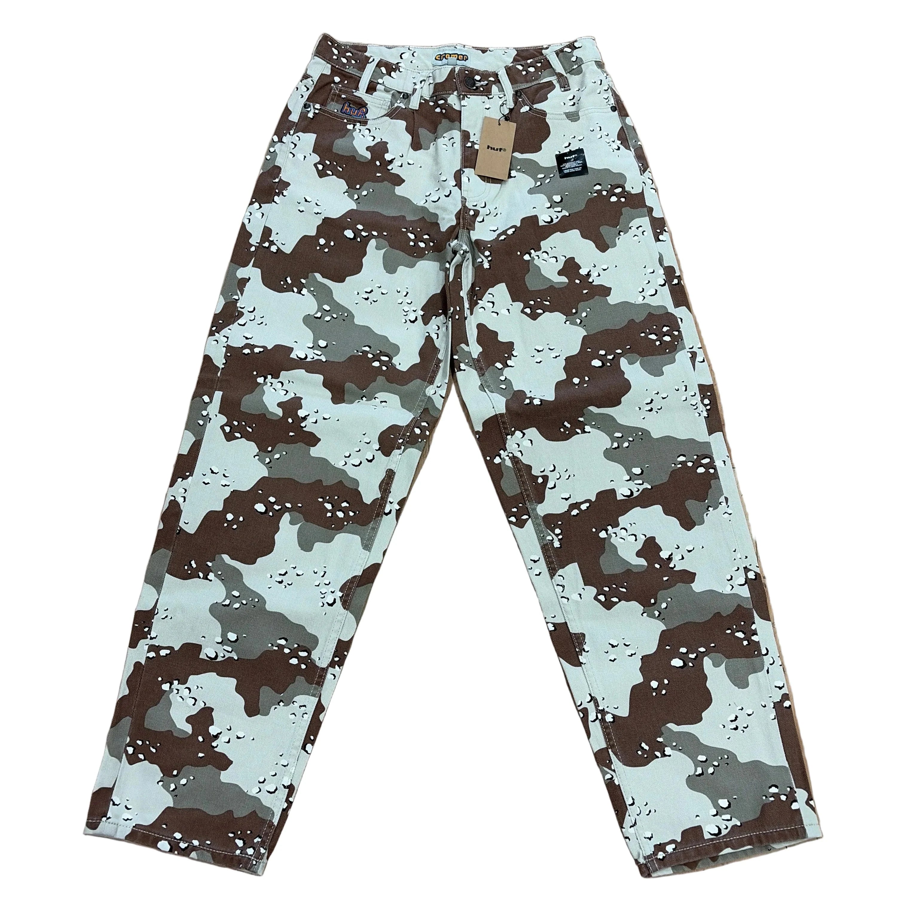 HUF Cromer Camo Pant Brown