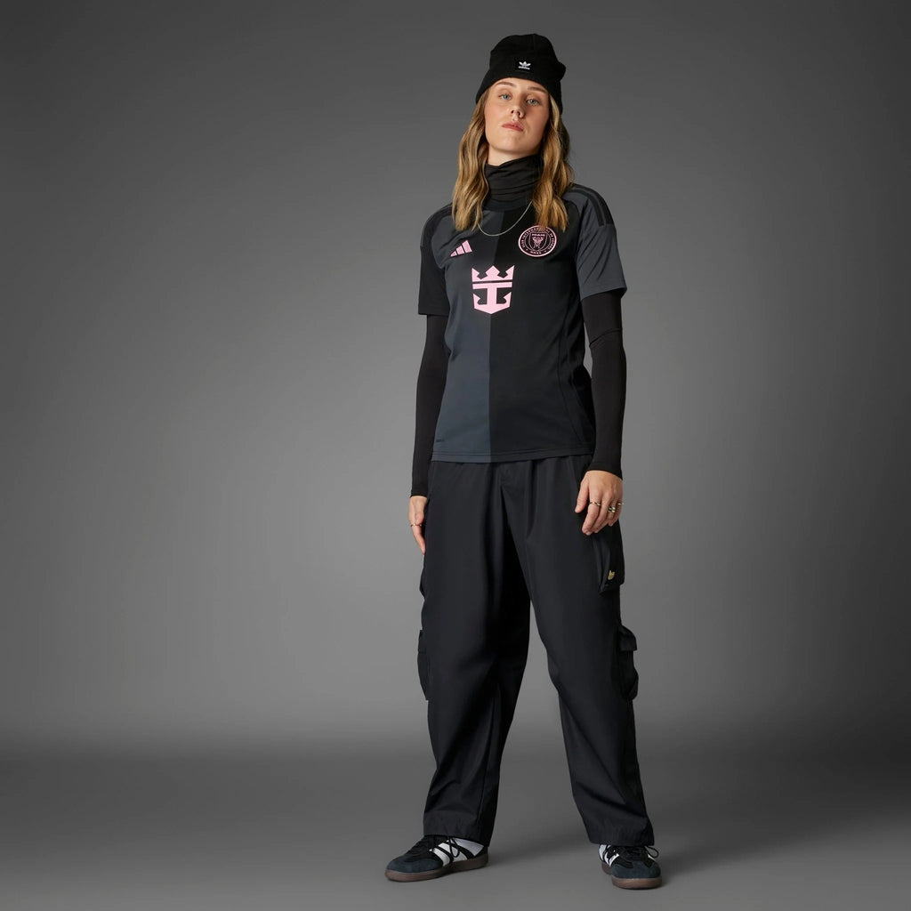 adidas Womens Inter Miami CF Messi Away Jersey 25 26 Black